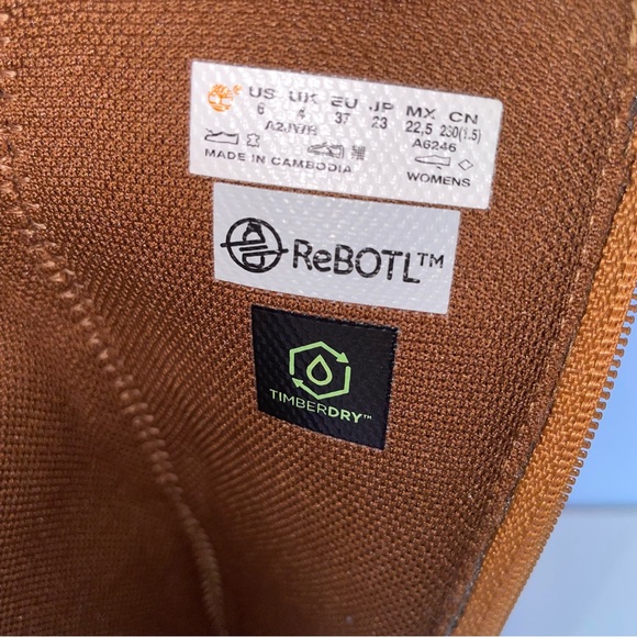 Timberland Cervinia Valley 16" Tall Brown Leather Boots - Picture 15 of 16